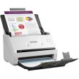 [CLEARANCE] Epson WorkForce DS-770II A4 Color Duplex Sheet-fed High-Speed Document Scanner with ADF, High-Volume Scanning, Auto Size Recognition, Paper Protection, Image Sensor Glass Dirt Detection, and Flatbed Option Online