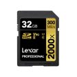 Lexar Professional SDHC Class 10 32GB Memory Card with 2000x Speed Rating LSD2000032G-BNNNG For Discount