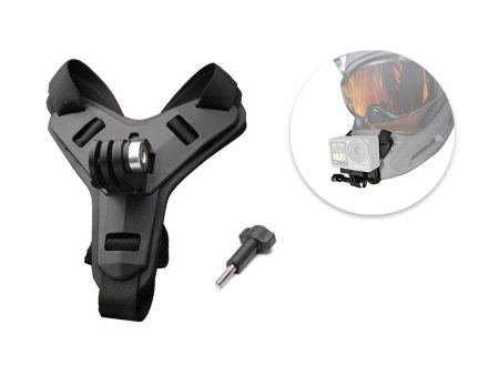 DJI Motorcycle Helmet Chin Mount Strap with Locking Screw for Action 2 and Osmo Action 3 Sports Camera Fashion