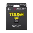 Sony SF-G TOUGH Series 32GB 64GB UHS-II SDHC   SDXC U3 V90 Class 10 SD Memory Card with 300mb s & 299mb s Read and Write Speed, IP68 Rating and Ribless Design SF-G32T T1 SF-G64T-T1 Hot on Sale