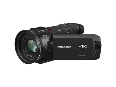 Panasonic Lumix HC-WXF1 UHD 4K 26MP Digital Video Camcorder - 24x Leica Dicomar Optical Zoom, HDR, Equalized, Active-Contrast Mode, 1 2.5  Back-Illuminated MOS Sensor, 32x 4K & 48x HD Intelligent Zoom, Three OIS Stabilizer Systems on Sale