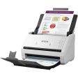 [CLEARANCE] Epson WorkForce DS-770II A4 Color Duplex Sheet-fed High-Speed Document Scanner with ADF, High-Volume Scanning, Auto Size Recognition, Paper Protection, Image Sensor Glass Dirt Detection, and Flatbed Option Online