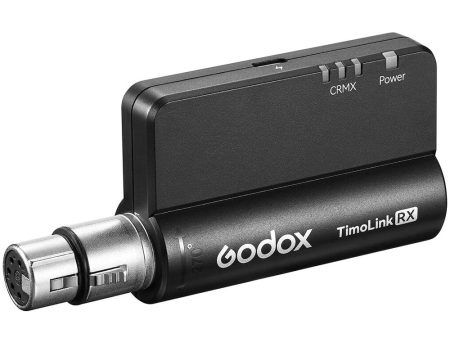 Godox Timolink RX Wireless DMX Receiver Transceiver Built-In LumenRadio CRMX Receiver Transceiver, 300m Range with Rotates 270 Degree 5-Pin Female XLR Connector, for Broadcasting TIMOLINK RX | TIMOLINK TRX Online Hot Sale