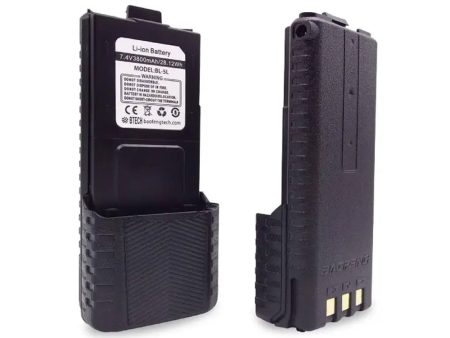 BaoFeng UV-5R Li-Ion 3800mAh Rechareagable Battery 7.4V for UV-5R, UV-5RHP, UV-5RA, UV-5RE, UV-E5,BF-F8+, BF-F8HP, Cignus UV-85, UV-85HP Walkie-Talkie Two-Way Radio Online Sale