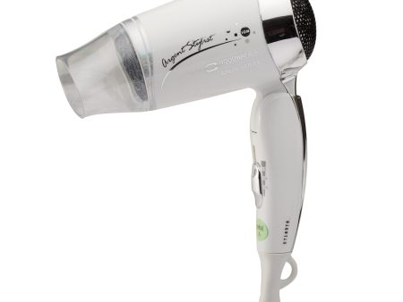 Goodway Argent Stylist 1100W Single Jet Styling Traveling Hair Dryer Blower with Negative Ion Technology, 2-Speed Control, and Foldable Handle | HD-236-ION-SV Discount