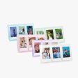 Pikxi 3-Slot Table Top Instax Instant Mini Film Frame (Blue, Green, Pink, Purple, Transparent) | Picture Frames & Holders Cheap