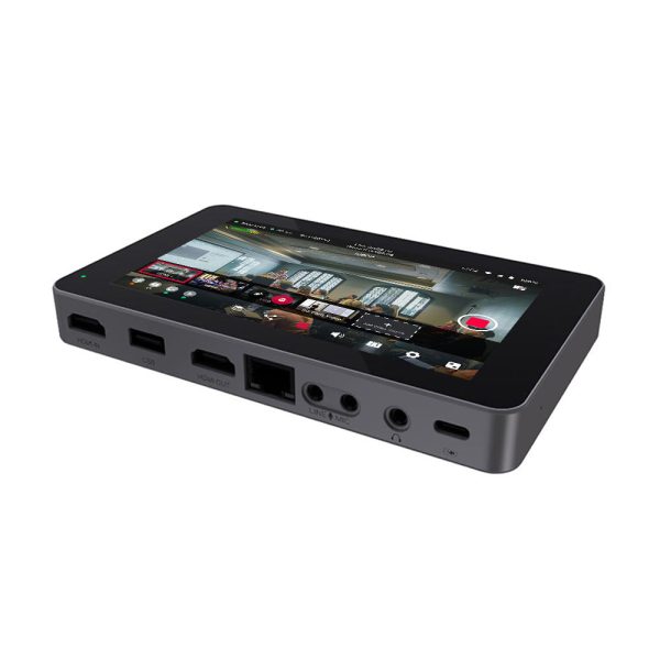 YoloLiv YoloBox Mini Encoder 5.5  1080P Ultra Portable All-in-One Multi-Camera Monitor with Switcher   Recorder Function, Touchscreen Controls, HDMI, USB, SD Card Slot, Wi-Fi, 4G LTE, Ethernet, and Built-in 4700mAh Battery Cheap