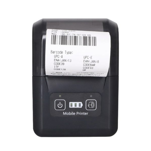 LogicOwl OJ-H20 Compact Thermal Receipt Printer with 90mm sec High-Speed Printing, Bluetooth Connectivity, USB Charging & Data Transmission, Rechargeable Battery - POS System and Components Online now