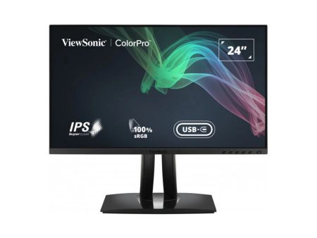 ViewSonic VP2456 ColorPro 24  FHD 60Hz IPS Display Monitor with HDMI, DisplayPort, USB-A, USB-B, USB-C 60W PD Port for PC, Desktop Computer, Laptop, Gaming Console, etc. - Supports Windows & macOS Fashion