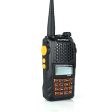 BaoFeng UV-6R (Single & Set of 2 3 4) Walkie-Talkie Dual-Band VHF UHF Transceiver 5W PC Programmable Two-Way Radio with 128 Store Channels, 144-148 420-450MHz Frequency Range, 5km Max. Talking Range, Clear Voice Output Fashion