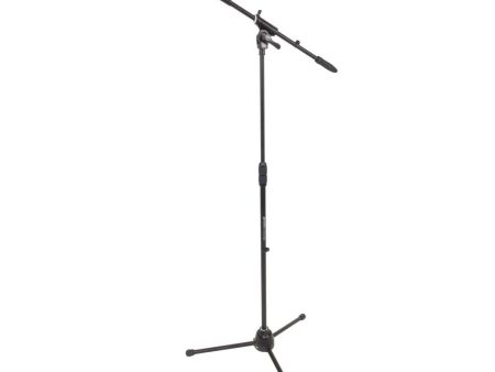 PROEL Die Hard DHPMS50 Professional Telescopic Boom Microphone Stand with Tripod Base, 3 8  to 5 8  Thread Adapter, 1.69m Max Height and Adjustable Arm for Live Performances and Events on Sale