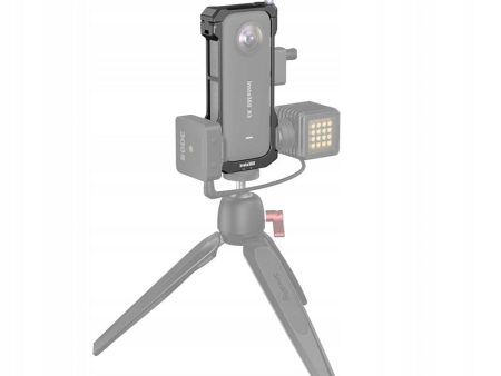 Insta360 X3 Series Utility Protective Frame with Foldout Two-Prong Vertical Mount Point and Cold Shoe Mount for Action Camera | CINSBAQ F Online