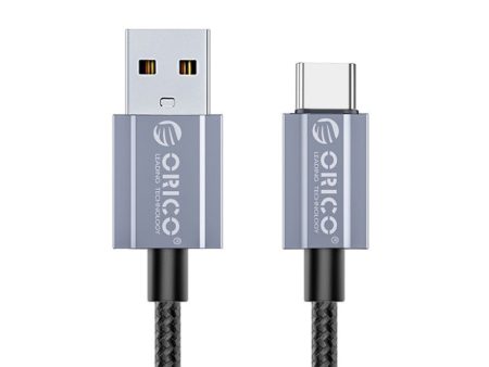 [CLEARANCE] ORICO GQA15 (1m   1.5m   2m) USB-A to USB Type C Fast Charging Data Cable 5V 3A 15W, 480Mbps Transmission Rate, Nylon-Braided Aluminum Alloy for Smartphones, Android, Tablet on Sale