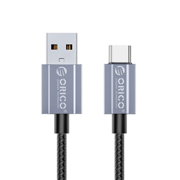 [CLEARANCE] ORICO GQA15 (1m   1.5m   2m) USB-A to USB Type C Fast Charging Data Cable 5V 3A 15W, 480Mbps Transmission Rate, Nylon-Braided Aluminum Alloy for Smartphones, Android, Tablet on Sale