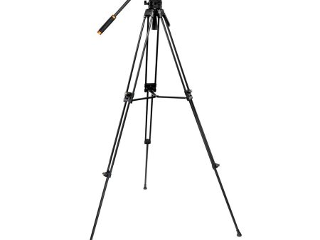 [CLEARANCE] K&F Concept VA18+ VH081 Heavy Duty 3-Section Professional Tripod and Stabilized Mounting Fluid Video Head with 8kg Max Payload, 72  Max Height with Locking Knobs and QR Plates for Photography and Videography KF09-121 Online now