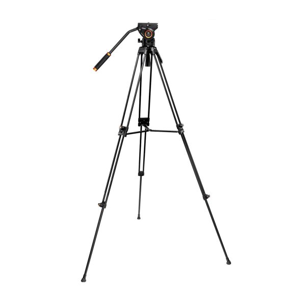 [CLEARANCE] K&F Concept VA18+ VH081 Heavy Duty 3-Section Professional Tripod and Stabilized Mounting Fluid Video Head with 8kg Max Payload, 72  Max Height with Locking Knobs and QR Plates for Photography and Videography KF09-121 Online now