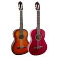 Valencia 200 Series Classical Full Size Acoustic Guitar with 6-String Nylon, 19 Frets Right-Handed for Student Musicians, Beginner Players (Classic Sunburst, Transparent Wine Red) | VC204CSB, VC204TWR Online now