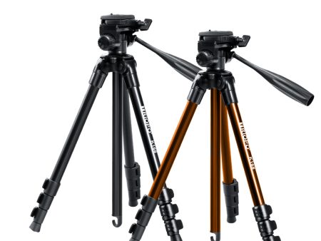 [CLEARANCE] Triopo K168 4-Section Camera Tripod with 55  Max Height, 8Kg Max Payload and QR Quick Release Plate Mount for Professional Photography and Videography (Orange, Black) Online