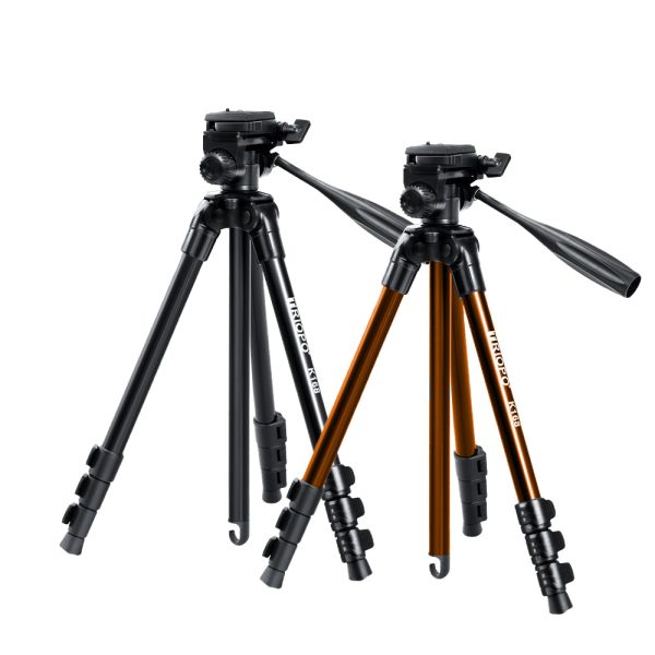 [CLEARANCE] Triopo K168 4-Section Camera Tripod with 55  Max Height, 8Kg Max Payload and QR Quick Release Plate Mount for Professional Photography and Videography (Orange, Black) Online