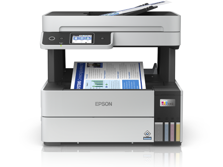 Epson EcoTank L6490 A4 Duplex All-in-One Refillable Ink Tank Borderless Printer with Print, Scan, Copy and Fax Function, ADF Capability, Continuous Copy Printing, Spill-Free Refilling, USB PC, Wi-Fi and Ethernet Connectivity for Office Use Sale