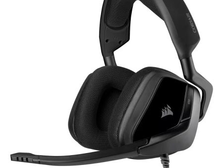 CORSAIR Void Elite Premium Gaming Headset with 7.1 Surround Sound, Flip-Up to Mute Omnidirectional Microphone, iCUE EQ Equalizer App Support and USB Adapter for PC Computer Laptop Gaming Consoles (Carbon) | CA-9011205-AP Online