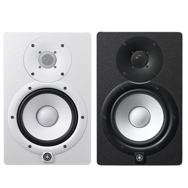 Yamaha HS8 8  120W 2-Way Bass Reflex Powered Studio Monitor Passive Speaker with Bi-Amplified Nearfield Monitoring, XLR 3 Pin and 3.5mm TRS AUX Inputs and Room and High Trim Controls for Audio Production and Recording (Black, White) Fashion