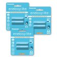 Panasonic Eneloop lite BK-3LCCE-2BT AA Rechargeable Battery Pack of 2 x3 Cheap