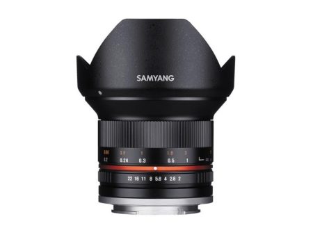 Samyang 12mm f 2.0 Manual Focus APS-C Wide Angle Prime Lens for Canon EF-M Mirrorless Camera with Extra Low Dispersion ED & Aspherical Elements | SY12M-M-BK For Discount