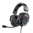 Fifine H6 USB Dynamic RGB Gaming Headphone with Detachable Microphone, 24-Bit 7.1 Surround Sound and EQ Modes for PC, Xbox One and Mobile Devices Sale