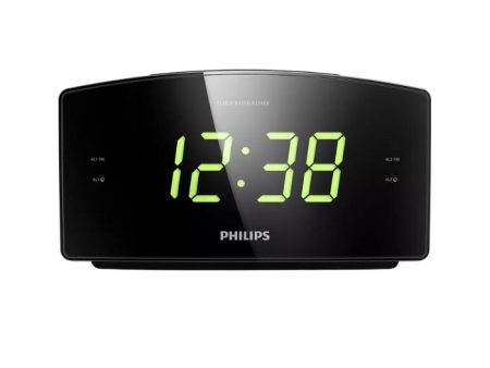 Philips Digital LED Clock Radio with 24-Hour Time Format, Dual Alarm Setting and Backup, Large Screen Display, FM Tuner, 10 FM Preset Stations (AJ3400 12) Online