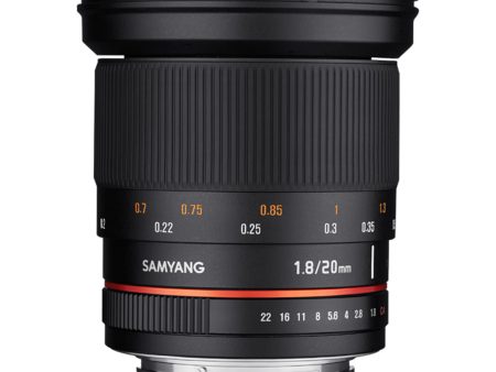 Samyang 20mm f 1.8 ED AS UMC Full Frame, Wide Angle Manual Focus Lenses for Canon EF-Mount Cameras | SY20M-C Online