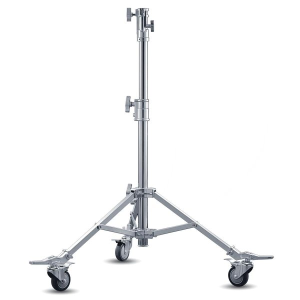 Godox Heavy-Duty Steel Roller Stand with Braked Wheels, 40kg Max Load Capacity, 66    177  Max Height, 1-1 8  Receiver, Retractable 5 8  Pin for Photography Supporting Gear | SA5015 SA5045 Discount