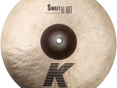 Zildjian K Sweet 14  Brass HiHats Cymbals with Deep Solid Tones for Drums | K0720 Sale