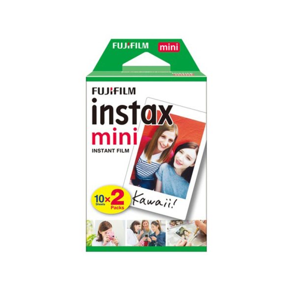 FUJIFILM Instax Mini Glossy Film 10s (10 Sheets) Single Pack   20s (20 Sheets) Twin Pack Supply