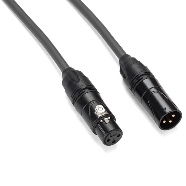 Samson TOURtek PRO TMPQ 5   9 Meters 3 Pin XLR Male to Female Quad Core Premium Microphone Audio Cable with PVC Jacket, Gold Plated Neutrik Connectors and Copper Mesh Shielding | ESATPMQ15 ESATPMQ30 Fashion