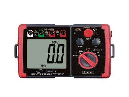 [CLEARANCE] Benetech GT5307A Insulation and Continuity Tester (Battery Included) with Electrical Multimeter, Testing Probes & Leads for Wire Resistance, Circuit Conductor, Motor Windings, Electrical Components Supply