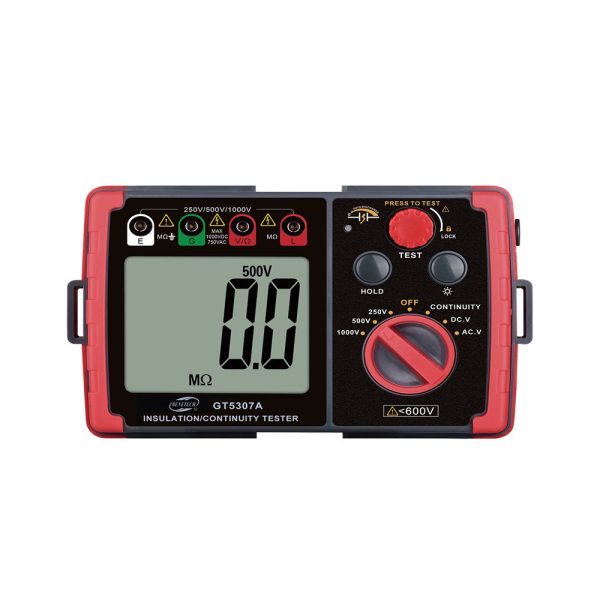 [CLEARANCE] Benetech GT5307A Insulation and Continuity Tester (Battery Included) with Electrical Multimeter, Testing Probes & Leads for Wire Resistance, Circuit Conductor, Motor Windings, Electrical Components Supply