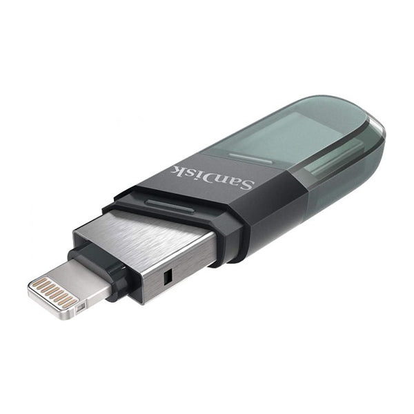 SanDisk iXpand 32GB   64GB   128GB   256GB USB 3.1 to Lightning Flash Drive Flip 2 in 1 read speed for Smartphone, Tablet, Computer | Sea Green, Ice Mint For Cheap