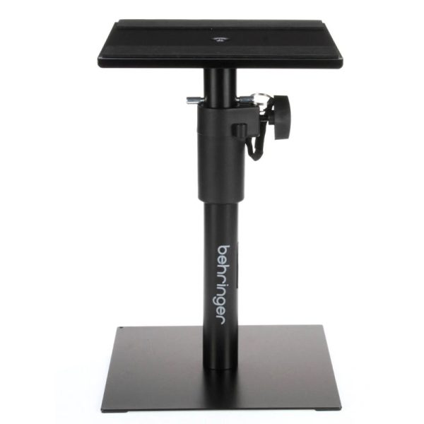 Behringer SM2001 Heavy-Duty Height-Adjustable Monitor Stand for Field Monitors & Loudspeakers with 20 Inches Elevation, 9kg Max. Weight Capacity, 9.5 Inches Metal Platform with Soft Padding, 5 Steps Height Adjustment Cheap