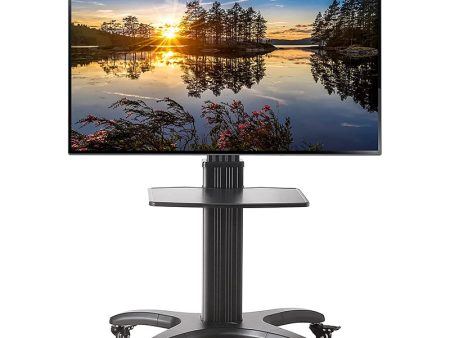 NB North Bayou AVF Series 32 -65  and 65 -85  with 35Kg   57Kg Max Payload Mobile TV Cart with Mount Support and Wheels for LCD LED Flat Screen TVs | AVF1500, AVF1800 For Cheap