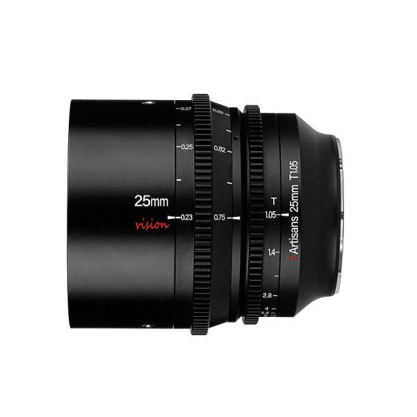 7Artisans Vision 25mm T1.05 Photoelectric MF Manual Focus Cine Lens for APS-C Format Sensors, ED Glass and All-Metal Shell Design for Leica L Mount Mirrorless Cameras Discount