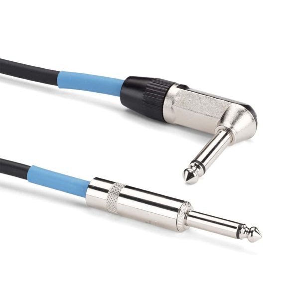 Samson TOURtek TIL 1   3  6   8 Meters AUX Angled to Straight High Performance Instrument Cable  with PVC Jacket, Nickel Plated Neutirk Connectors, and Copper Mesh Shielding | ESATIL3 ESATIL10 ESATIL20 ESATIL25 Hot on Sale