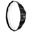 Phottix Rani II 60cm Folding Beauty Dish with Push & Pull Function, Front Diffuser, Inner Baffle and Honeycomb Grid for Photography | PH82765 Fashion