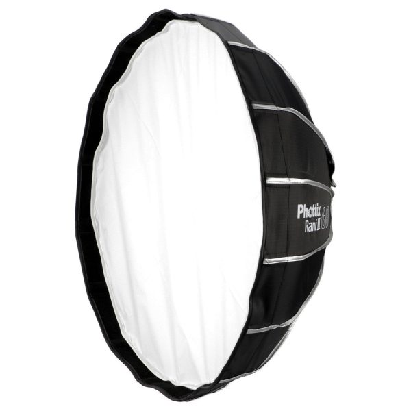 Phottix Rani II 60cm Folding Beauty Dish with Push & Pull Function, Front Diffuser, Inner Baffle and Honeycomb Grid for Photography | PH82765 Fashion