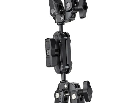 Ulanzi CO17 Super Clamp with 360° Dual Mini Ball Head Magic Arm, 12-58mm Clamping Surface, 1 4 -20 ARRI Adapter, 3.5kg Max. Load Capacity for Smartphone Clip, Fill Light, Compact, DSLR, SLR, Mirrorless, Panoramic, Action Cameras | C046GBB1 For Cheap