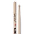 Vic Firth SGK George Kollias Signature Lacquer Hickory Barrel Tip Drumsticks with Medium Taper for Drums and Cymbals Online Sale