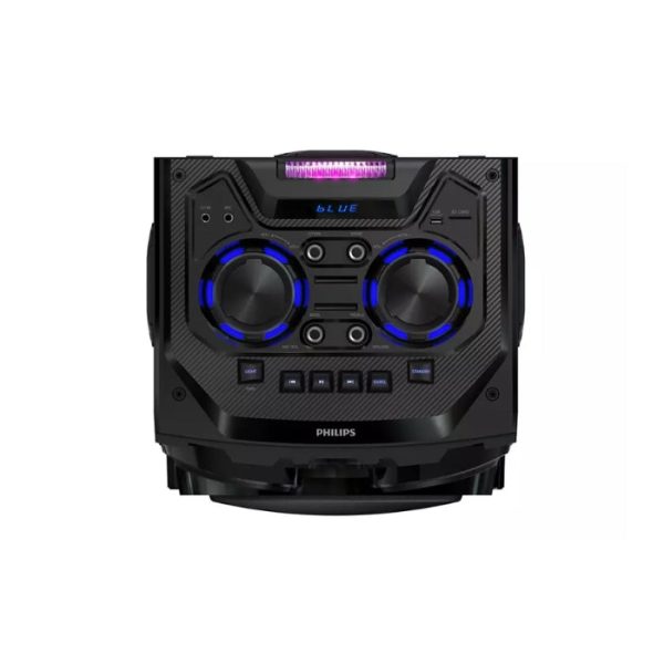 Philips 200W Bluetooth Stereo Party Speaker with USB   AUX   SD Card   FM Connectivity, LED Display, Mic   Guitar Input, Sound Enhancement and Equalizer Settings (TAX3705 73) Discount