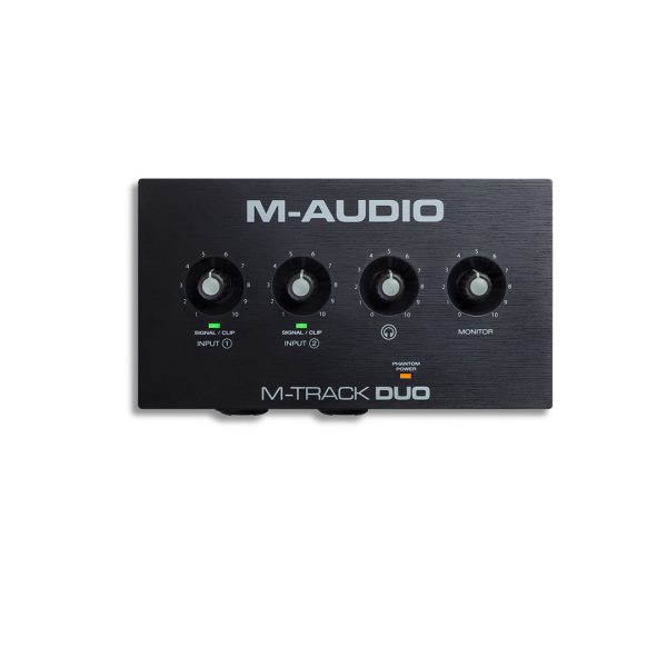 M-Audio M-Track Duo 2-Channel USB Audio Interface with Dual Combo Input Output | MTRACKDUO For Sale