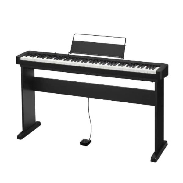 Casio Weighted 88-Key Slim Digital Piano with Scaled Hammer Action Keyboard and 10 Built-In Tones (Stand Included) | CDP-S110BKC2 Cheap