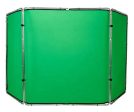 Pxel 2.4 x 4m Panoramic Chroma Key 4-Fold Green Screen Background Muslin Cloth Kit with Foldable Aluminum Butterfly Frame for Photography and Videography | BG-FM2440 Hot on Sale